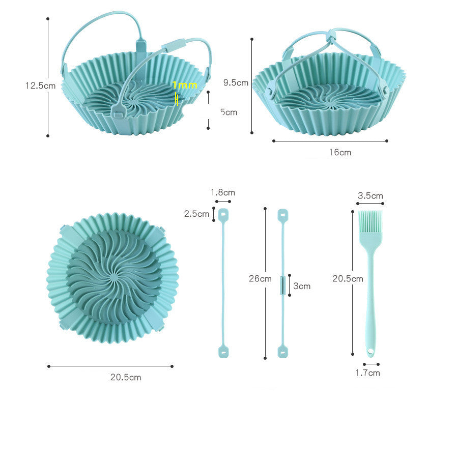 Silicone Air Fryer Accessories Baking Tools Tray