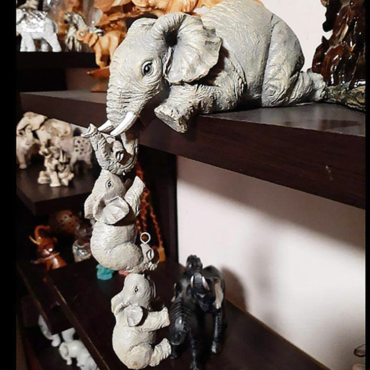 Elephant Resin Decoration