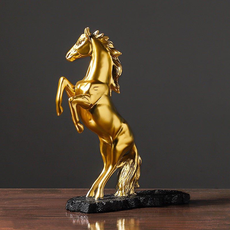 Golden Horse Wine Rack