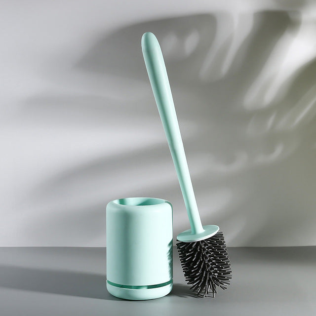 Water-free Wall-mounted Nordic Silicone Toilet Brush Set