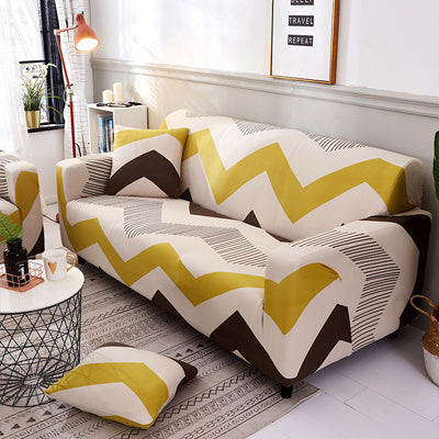 Printed Cushion Sofa Cover