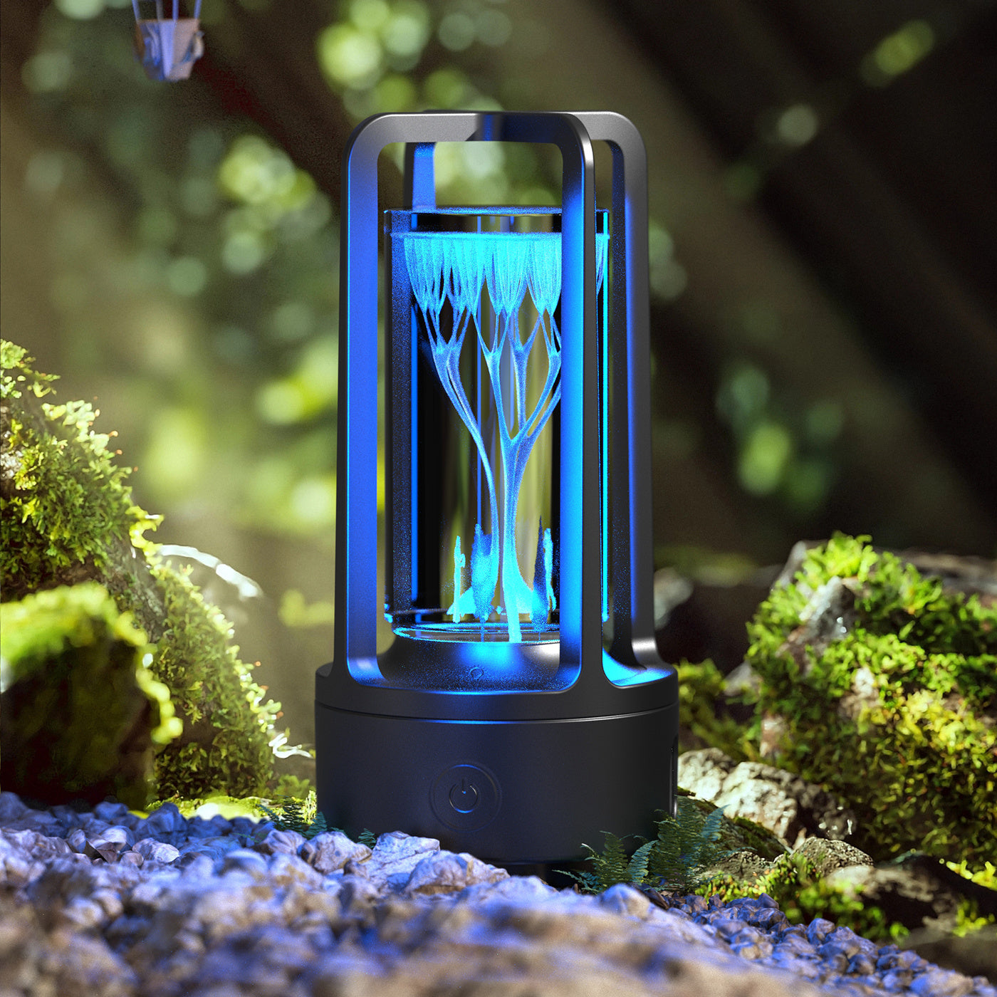 Crystal Lamp And Bluetooth Speaker