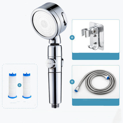 Hand-held filter shower head