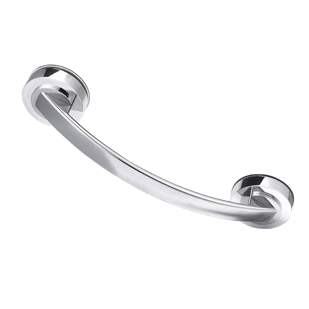 Seamless suction cup type glass door handle