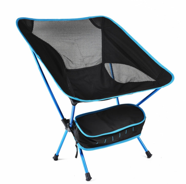 Chaise pliante ultralégère de voyage, chaise de Camping en plein air à charge élevée, Portable, plage, randonnée, pique-nique, siège d'outils de pêche