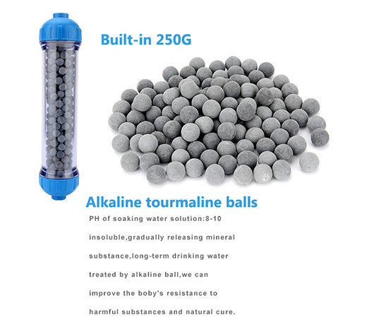 Negative potential ball resin filter