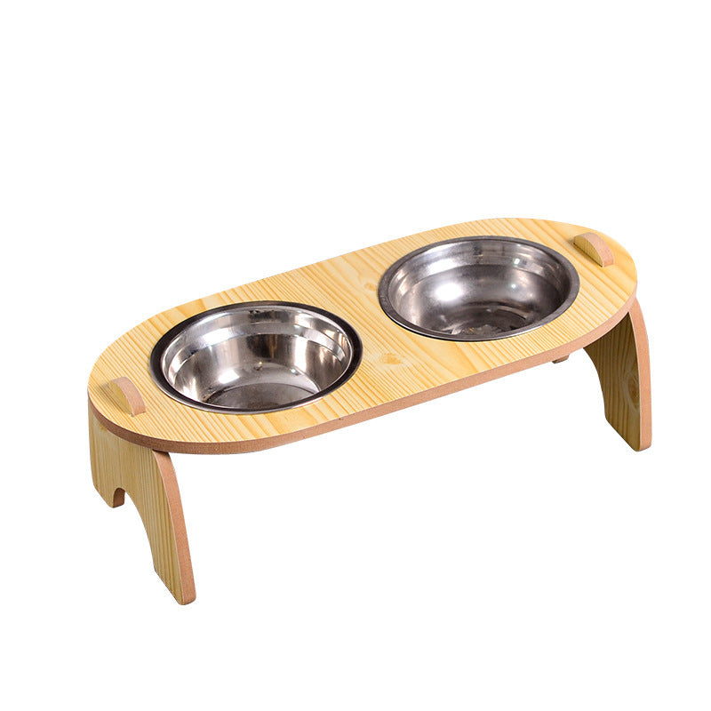 Wooden Frame Pet Bowl