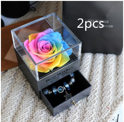 Eternal Flower Rose Jewelry Box