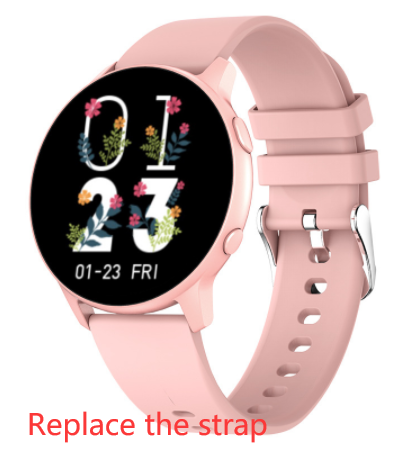 Smart watch with dual time zone display