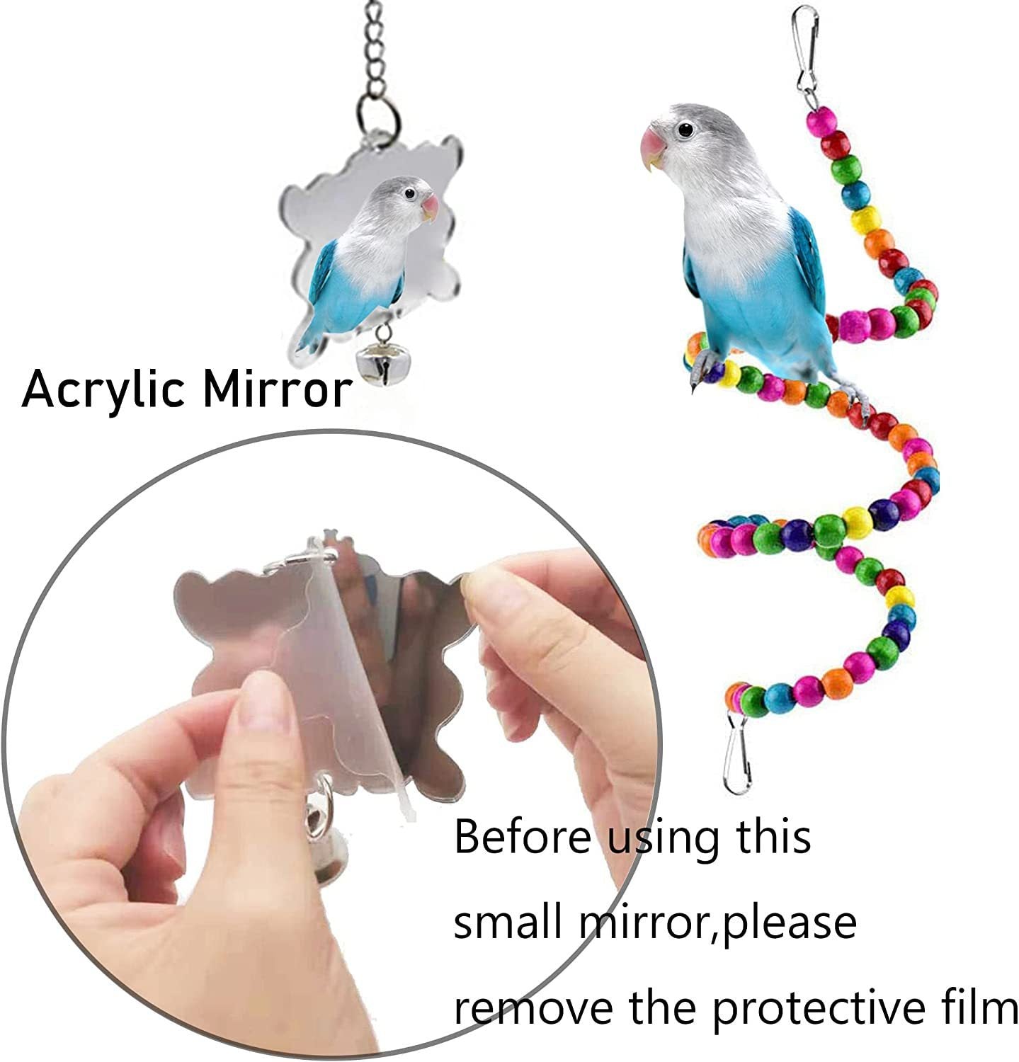 7PCs Parrot Toys