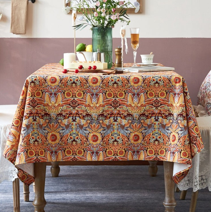 American Style Table Cloth Rectangular Advanced Feeling