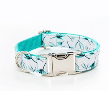 Dog Collar Leash Set with Bow Tie