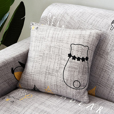 Printed Cushion Sofa Cover