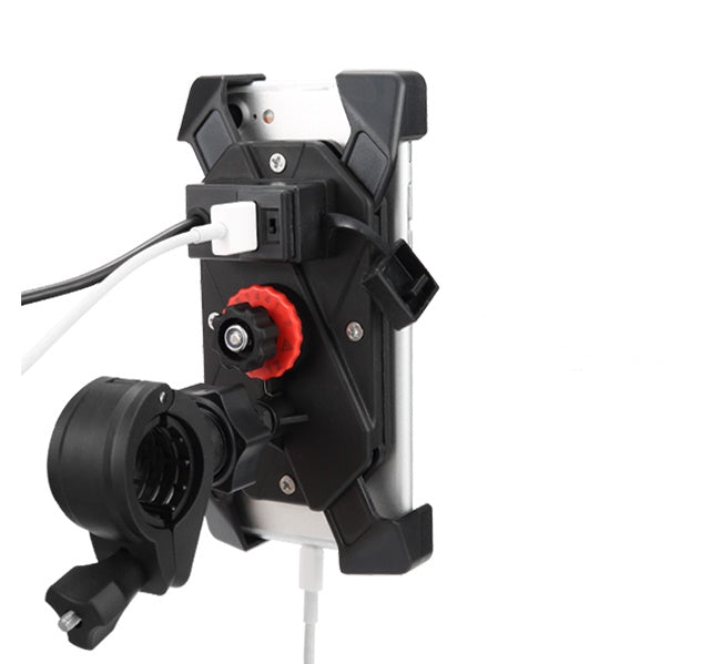 Motorcycle phone holder electric charger