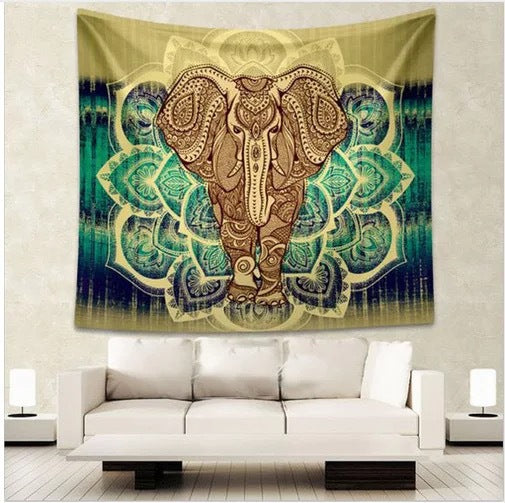 Elephant Mandala Tapestries