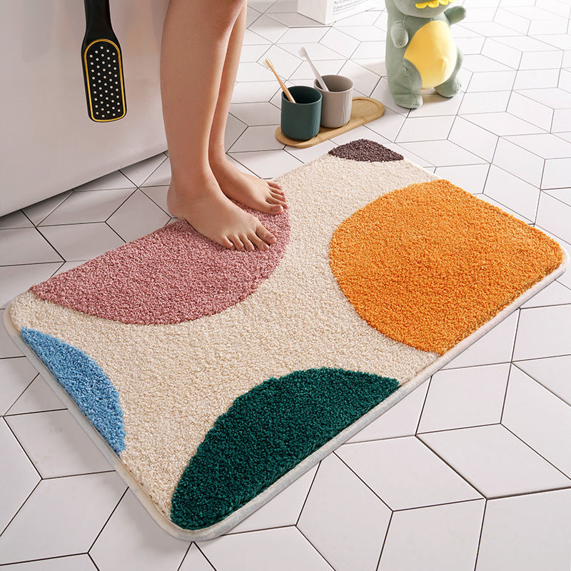 Bathroom absorbent non-slip mat