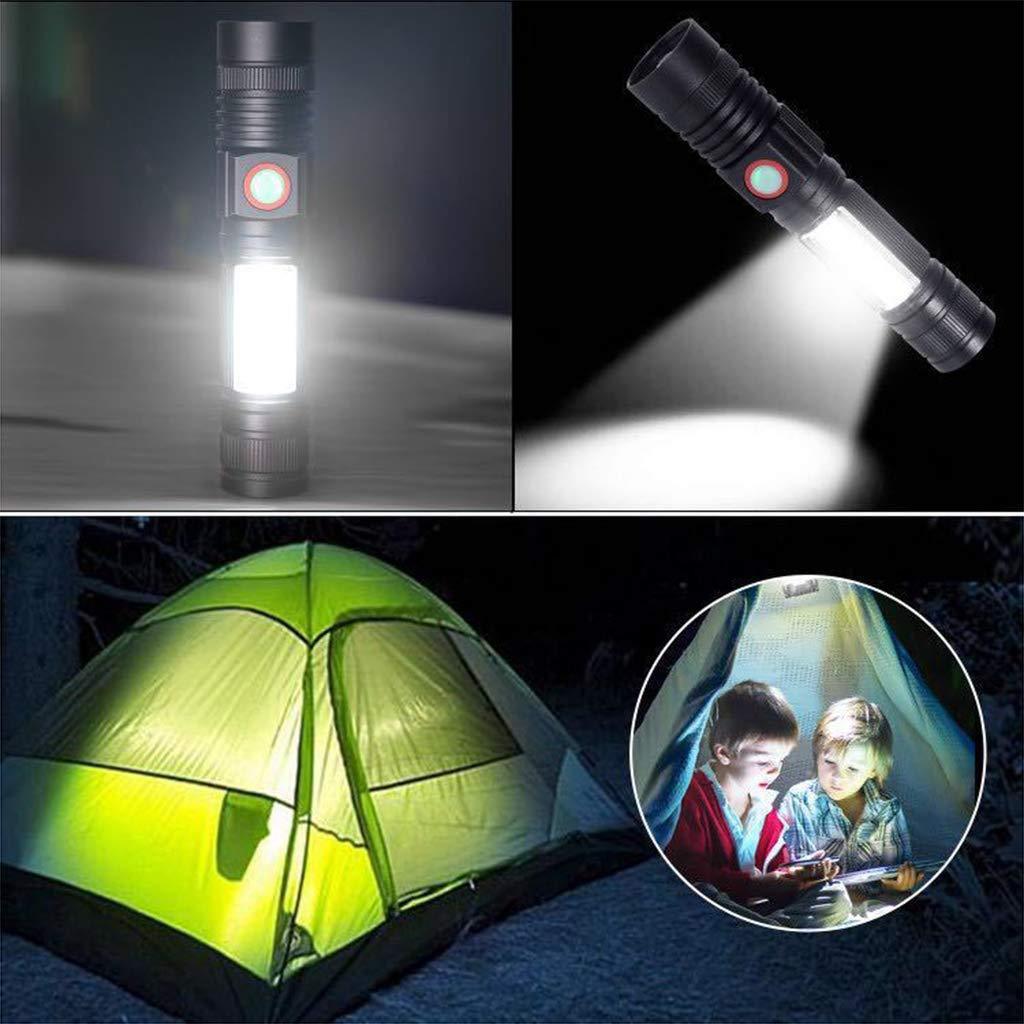 mini zoom magnetic flashlight