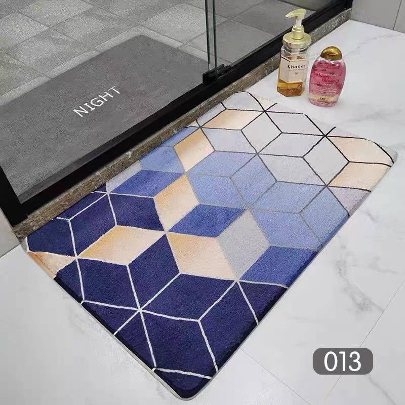 Bedroom Toilet Bathroom Entrance Absorbent Bathroom Non-slip Mat Door Stepping Mat Carpet