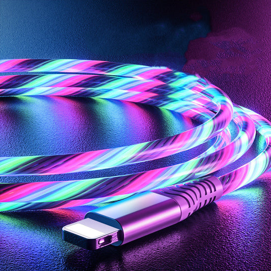 USB charging and lighting data cable