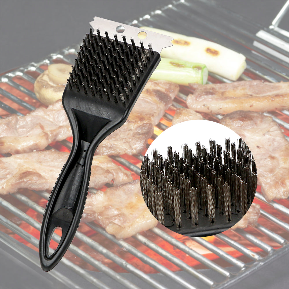 Barbecue cleaning steel brush