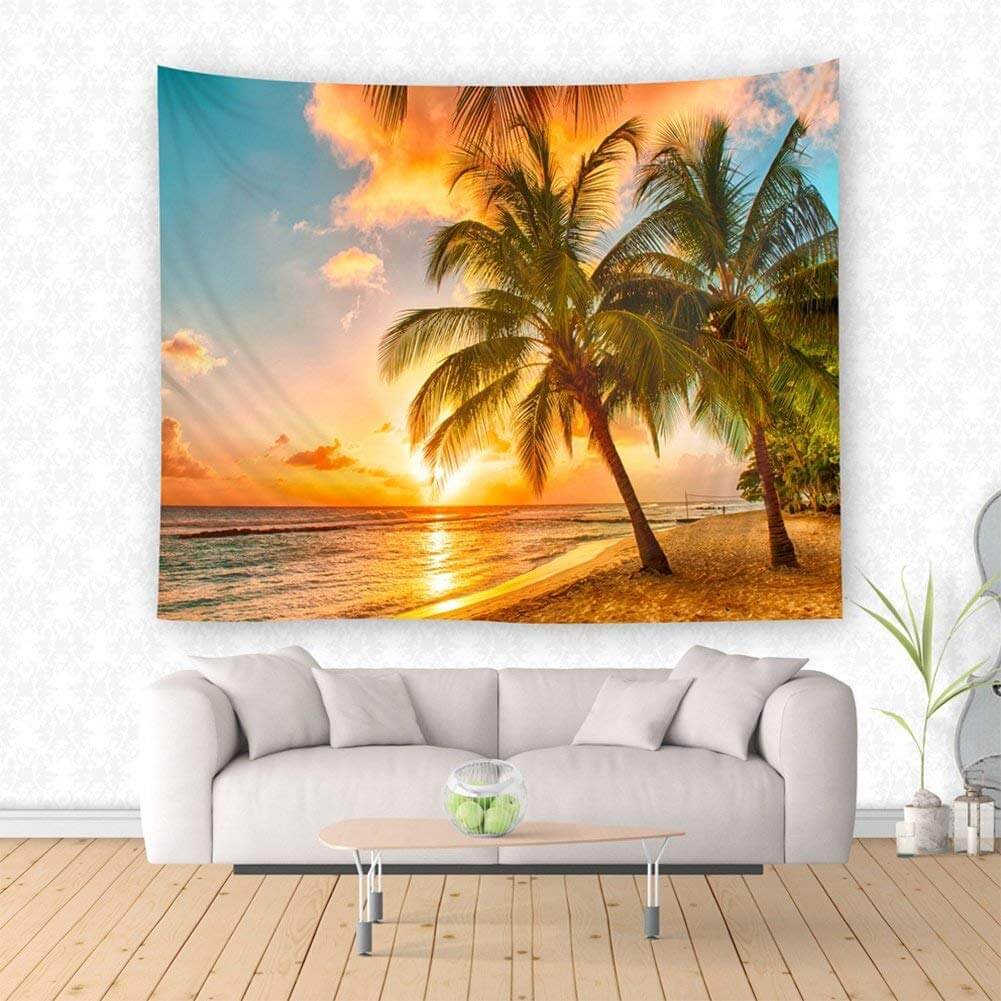 Hawaii Sunset Tapestry