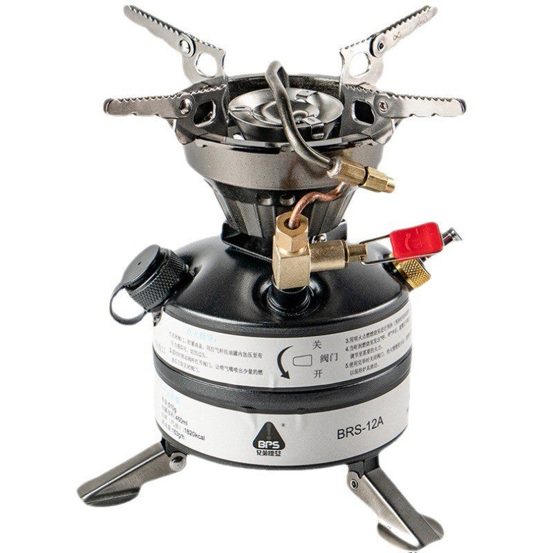 Field Oilstove Camping Integrated Fierce Fire Gasoline Stove Oilstove Mountaineering Team Outdoor Stove Cookware