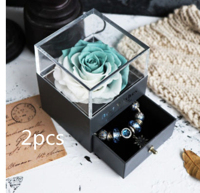 Eternal Flower Rose Jewelry Box