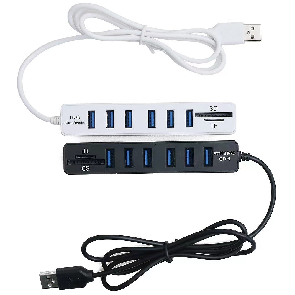 1 M USB Deconcentrator Line HUB COMBO HUB TFSD Card Reader 6 Plus 2