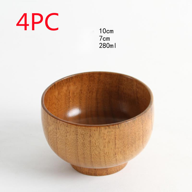 natural wooden bowl