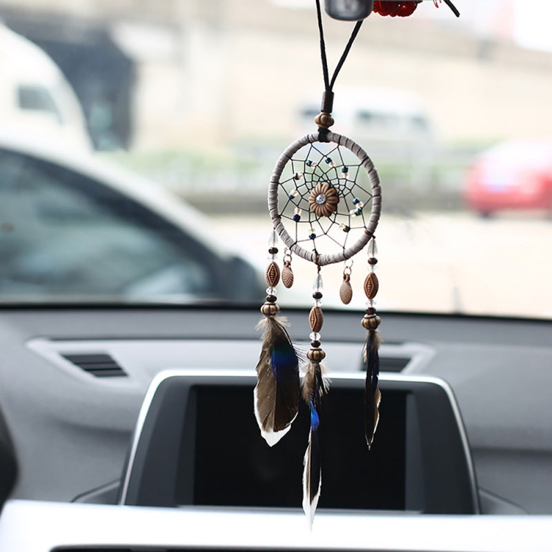 Car Decoration Wind Chime Pendant Small Dream Catcher