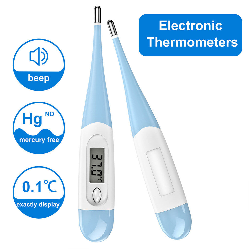 Soft-head electronic thermometer