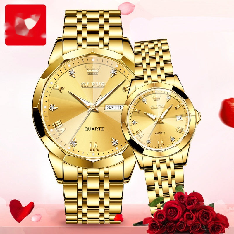 Quartz Watch, Valentine's Day Gift, Couple Watch