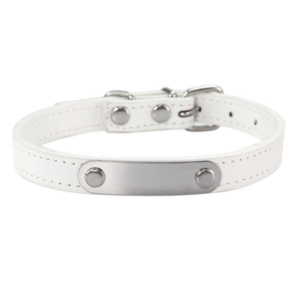 Simple Dog Collar Lettering To Prevent Loss