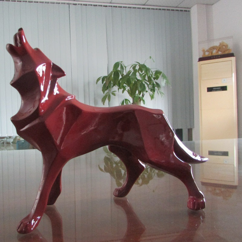 Resin Crafts Wolf Totem