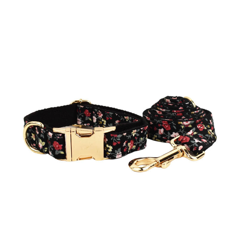 Removable Cute Bow Lettering Printed Pet Collar