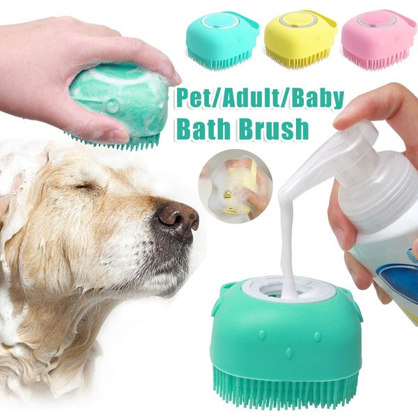 Dog Bath Massage Gloves