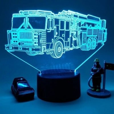 Fire engine 3D light