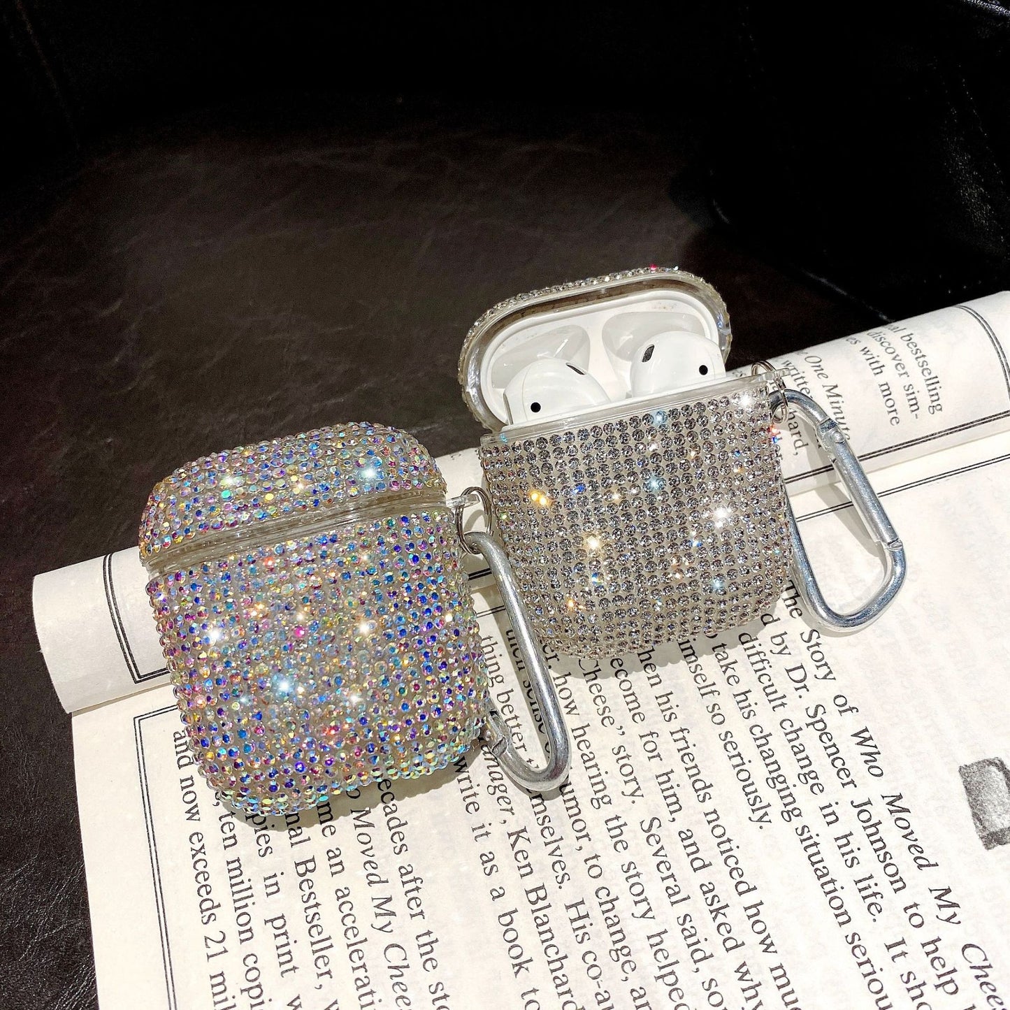 Rhinestone Drop-resistant Bluetooth Headset Protective Cover