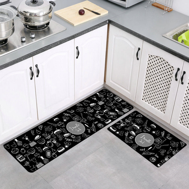 Kitchen Long Floor Mat Carpet Bathroom Water Absorption