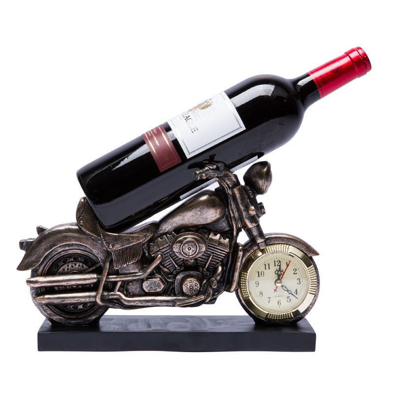 Motorcycle wine rack