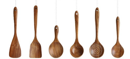 Wood Kitchen Tool Set