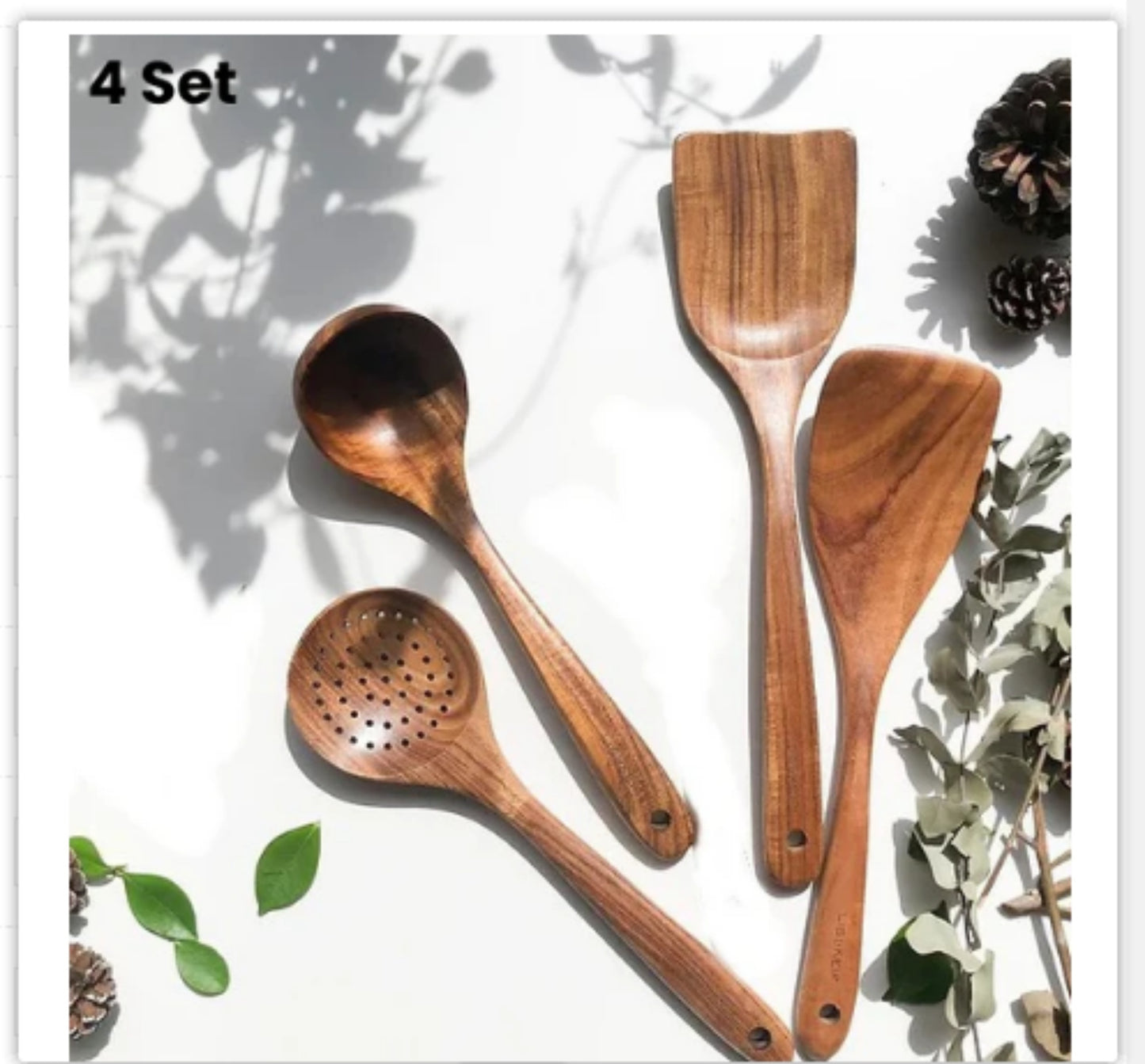 Wood Kitchen Tool Set