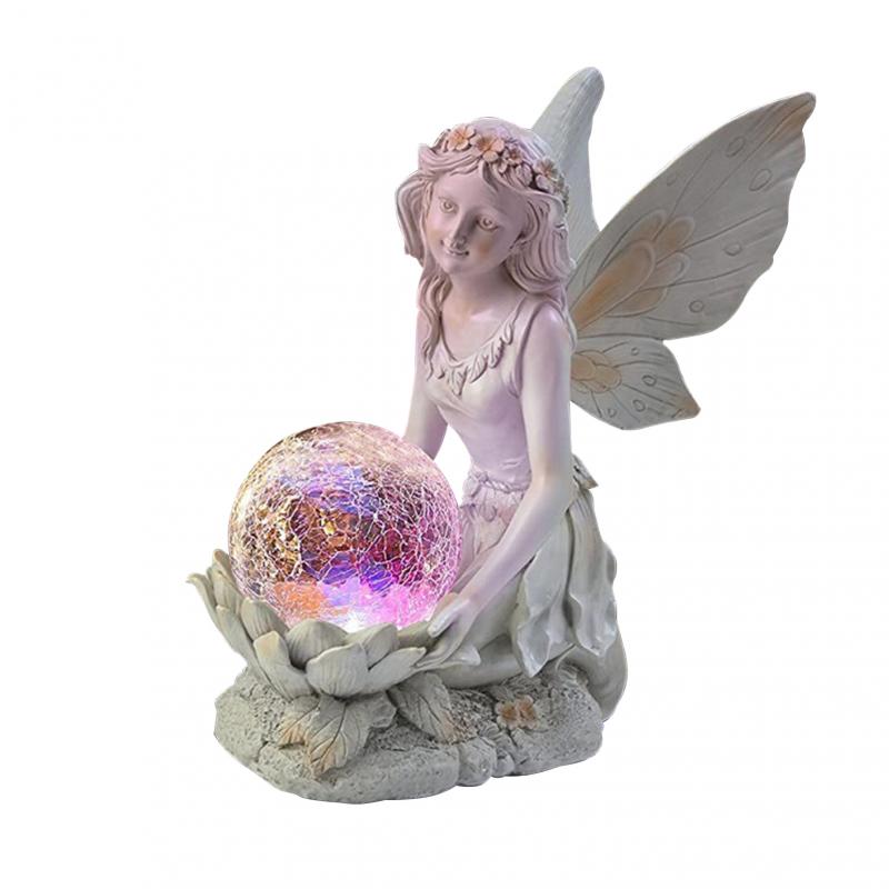 Flower Fairy European-style Creative Home Garden Villa Decoration Handicraft Resin Statue Ornaments