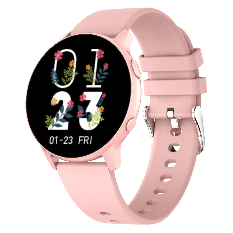 Smart watch with dual time zone display