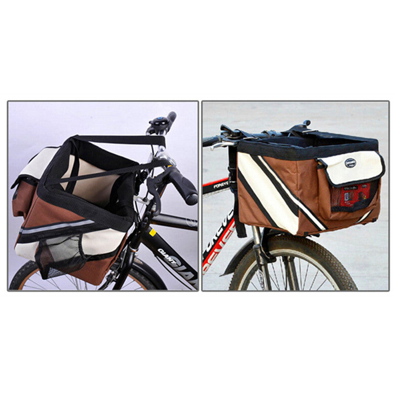 Dog Bicycle Carrier Seat for small dog.