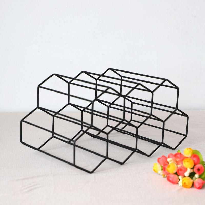 Iron Wire Wine Storage Rack