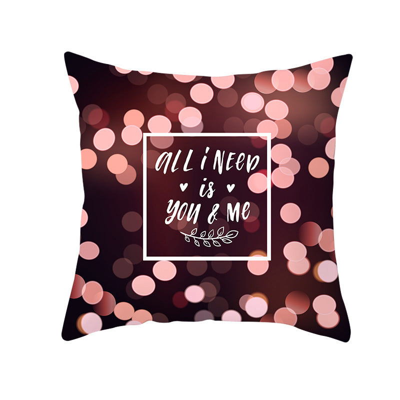 Graphic Print Pillowcase