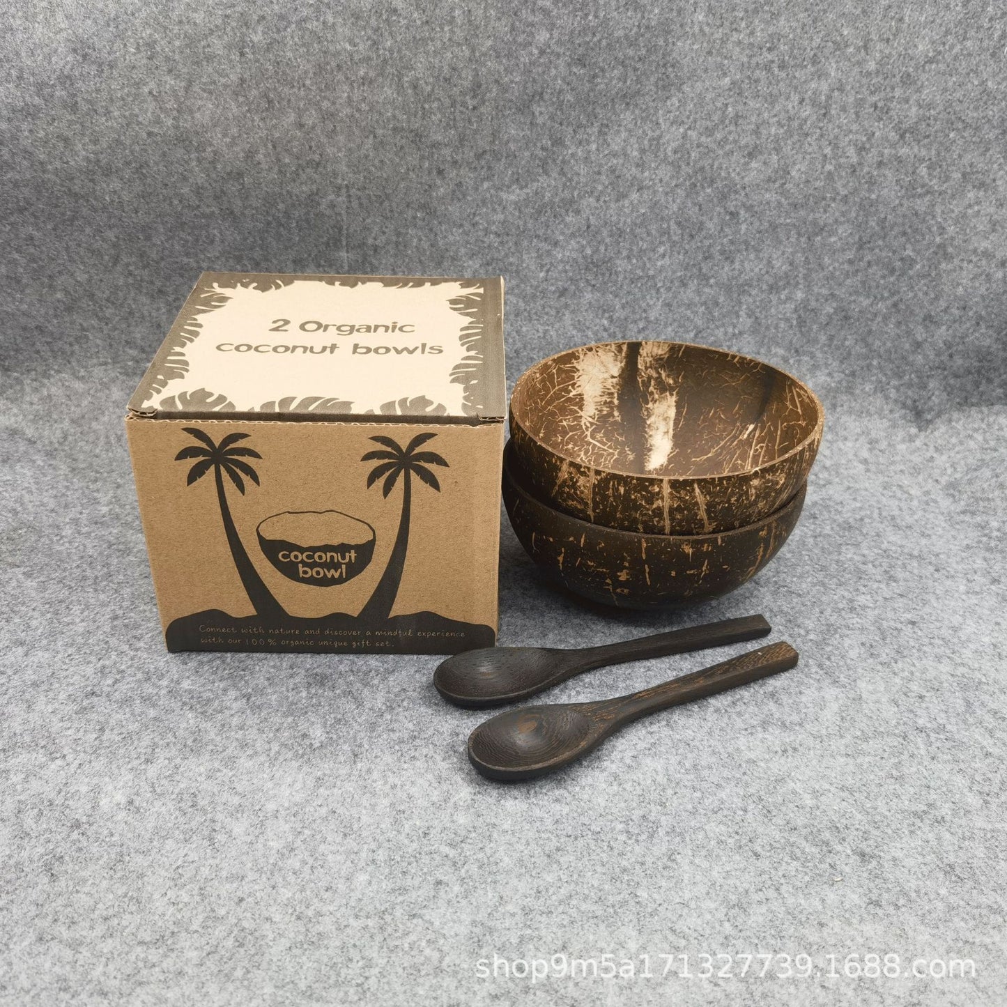 Natural Coconut Old Shell Bowl