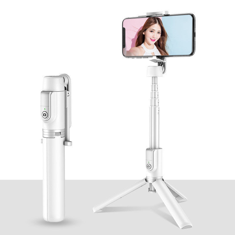 Compatible with Apple, All-in-one Bluetooth Mobile Selfie Stick With Tripod