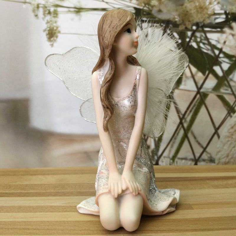 Angel Resin Crafts Decoration Birthday Gift